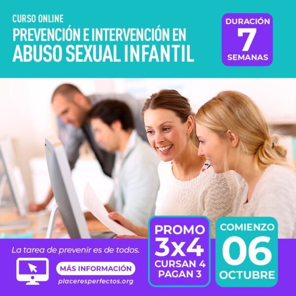 Curso de Prevención e Intervención en Abuso Sexual Infantil 4x3